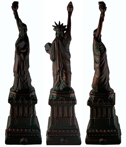 Estatua de la Libertad de Metal Fundido a Mano de 9.5 Pulgadas miniatura 6
