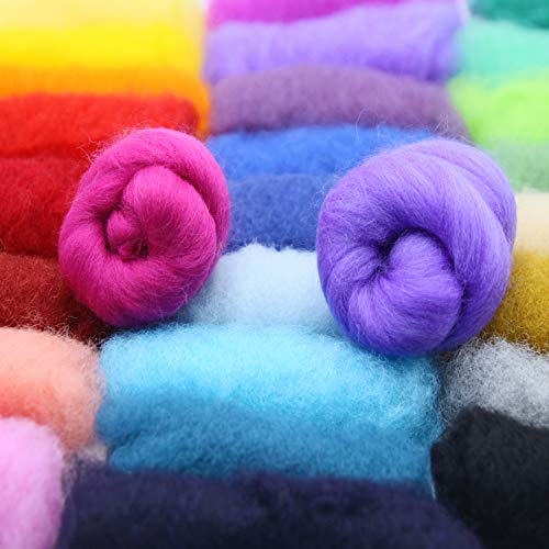 Mjolda Merino Filzwolle Mix - 25 Farben, 100g + 2 Knäuel – Bild 4