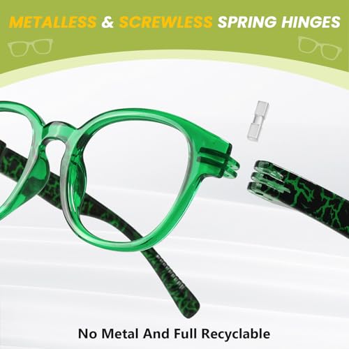 Image of Eyekepper Reading Glasses 0.75, Readers for Women, 6 Pack Patterned Temple