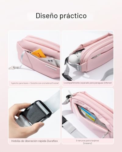 Pechera resistente a salpicaduras y riñonera multiusos urbana 4