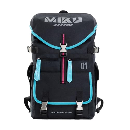 Image of Anime Backpack Collaboration Series for Hatsune Miku, 22L Techwear Travel Backpack Daypack, Backpack for Women and Men