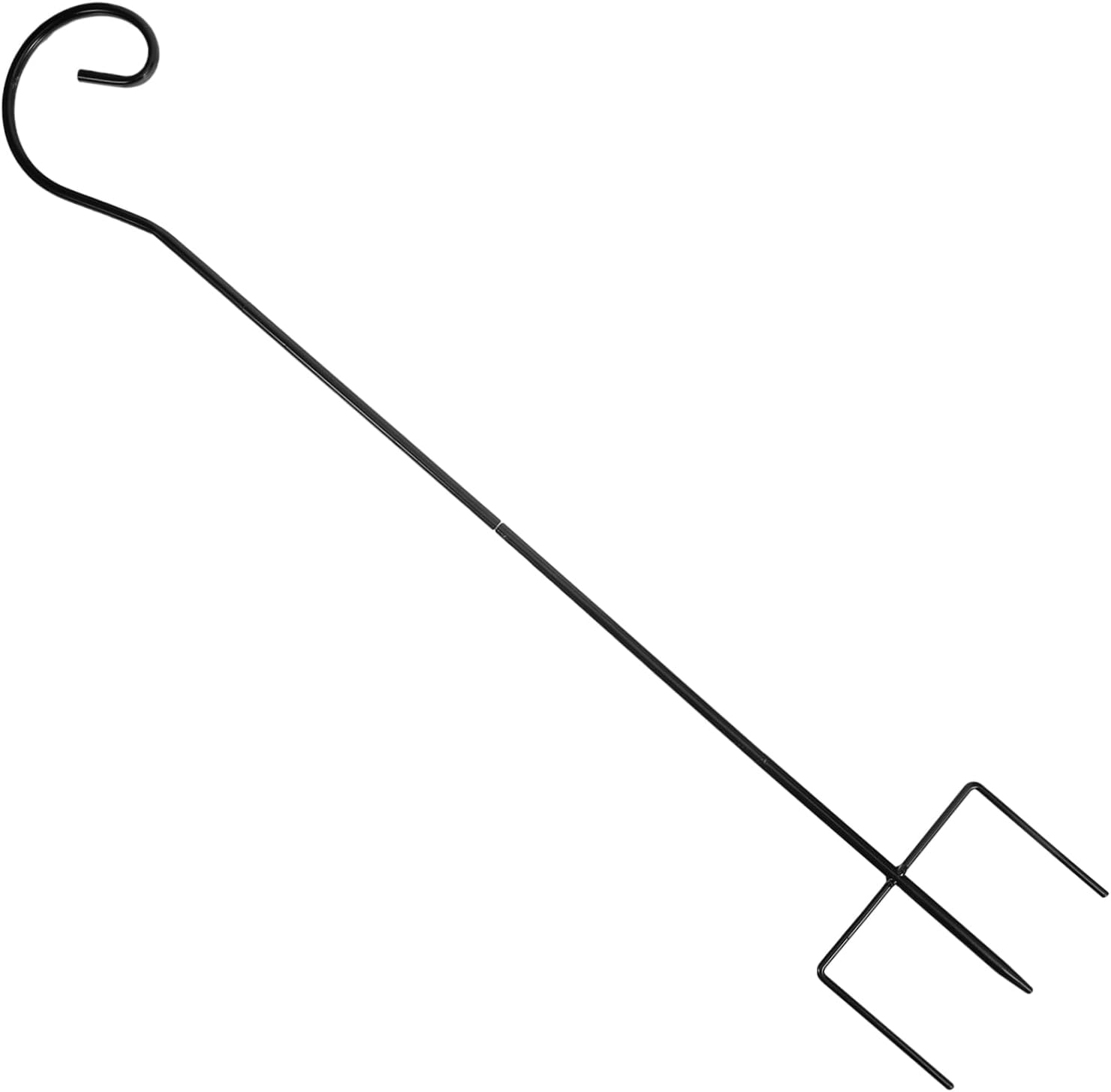 VANZACK 5pcs Ground Shepherd Hook for Hanging Plants Removable Garden Stake for Bird Feeders and Lanterns Outdoor Decor Elegant Wedding Aisle Support