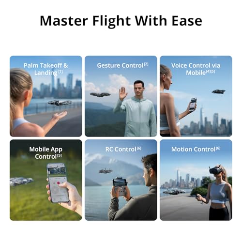 DJI Neo 2 (Drone Only), Lightweight & Foldable 4K Drone With Camera, Palm Takeoff & Landing, Gesture Control, ActiveTrack, Omnidirectional Obstacle Sensing - Image 3