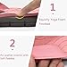 KuaiLu Casual Flip Flops for Women Comfortable Yoga Mat Arch Support Cushion Leather Slides Summer Beach Pool Outfits Flats Walking Thong Sandals Slip on Travel Essentials Orthotic Shoes Pink Size 9.5