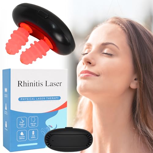 Dispositivo de Terapia Nasal con luz Roja Respirelief, Dispositivo de Fisioterapia Nasal Calmante, Luz Roja Respirelief, Dispositivo de Terapia Nasal con luz Roja Respirelief (1pc)
