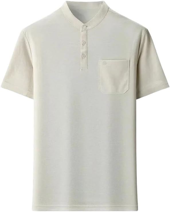 Men's Short Sleeve Polo Shirt Light Tailored Dad Style Daily Versatile Chic Casual Summer Top
