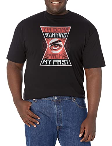 T-shirt Marvel 5XL Noir Coupe Ample pour Homme Fort sans Serrage