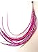 Hair Feathers Extensions Kit, 100% Real Rooster Feathers, Long Natural Colors, Feathers with Beads Loop Tool and Pliers Kit (Pink)