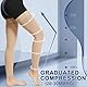 Beister kompressionsstrümpfe damen & Herren medizinisch oberschenkel, Firm 20-30 mmhg Unterstützung Strümpfe mit Dot Silikonband, Oberschenkel Footless Compression Stocksfür Krampfadern, Ödeme