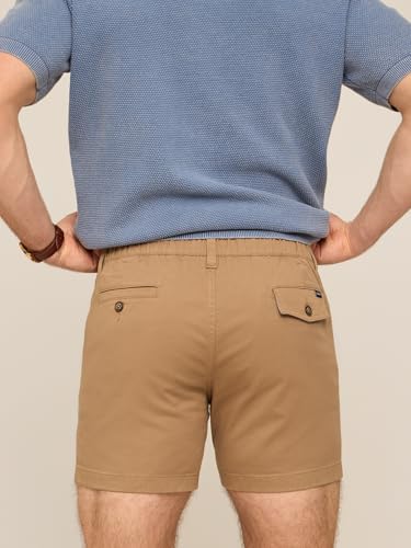 Image of Chubbies Chino Shorts Men 5.5 Inch - Mens Shorts Casual with Elastic Waistband, Side and Back Pockets, Stretch Cotton Blend