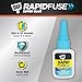 DAP RapidFuse Super Glue, Clear, 0.85 oz (7079800155)