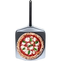 ooni 12' Aluminium Metal Pizza Peel - 12 Inch Lightweight Peel with Long Handle, Rectangle Pizza Turner