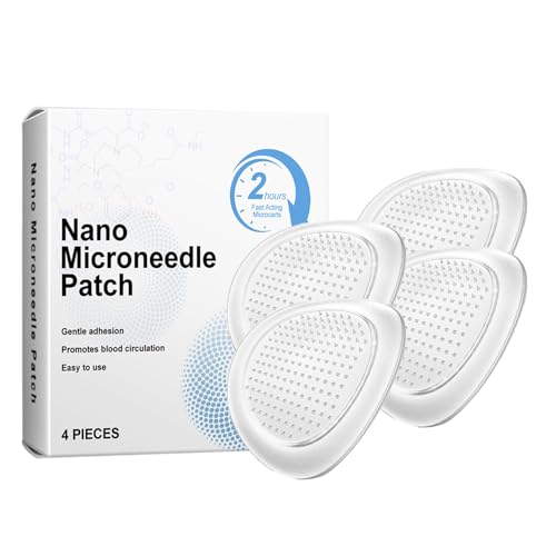 Patch Nano MicroNeedle: Parches Efectivos De Aguja | Refirmación De La Piel Y El Parche De Cuidado Corporal | Masaje Y Relajante Adecuado Para Cuidados De Wriankle, Bajo Tratamiento Para L