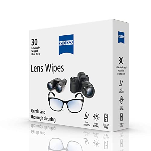 Zeiss Objektivtücher, einzeln verpackt, für Kamera, Brillentücher, Brillentücher, Brillentücher, Reisezubehör, 30 Stück