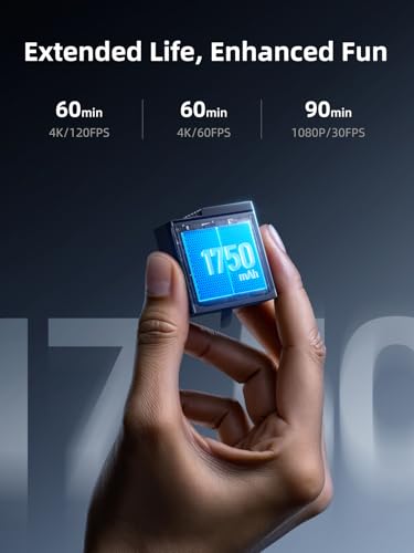 llano Ładowarka do kamery Insta360 Ace Pro 2 / Ace Pro/Ace Action, 2 x akumulatory 1750 mAh i szybka podwójna ładowarka 18 W