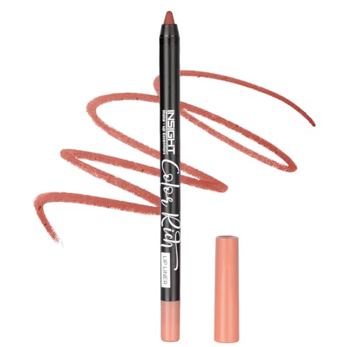 Image of INSIGHT Color Rich Lip Liner| Intense Pigment| Enriched with Jojoba Oil & Vitamin E| Defines, Shapes & Nourishes Lips | Long-Lasting |Unclad Nude -1.5g