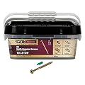 GRK 95200 R4 T-25 Multi-Purpose Framing/Decking Screws, 10 by 3-1/8", Steel, Flat