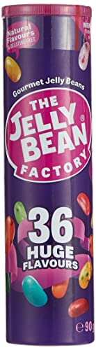 Jelly Bean Factory Gourmet Tube | 36 Mix | Gluten and Gelatine free | Impulse candy (1 x 90g)