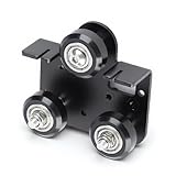 3D Printer Extruder Back Support Plate with Pulley Extruding Backplate for Ender-3 V2 Aluminum Extrusions Frame 3D Printers,24mm/0.9inch,11mm/0.4inch