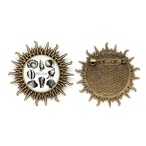 Broche marine noire festonnée pour sublimer vos vestes d'automne