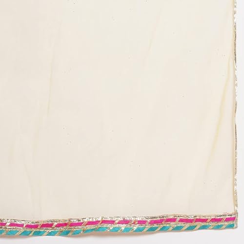 Modish Couture Kid's Girl Stylish Fashionable Elegant Lace Work Kurta & Sharara Set with Dupatta for Party, Birthday, Diwali, Festival, Puja Occasion (Off White & Mustard,) -MDCT060 8 Modish Couture Kid's Girl Stylish Fashionable Elegant Lace Work Kurta & Sharara Set with Dupatta for Party, Birthday, Diwali, Festival, Puja Occasion (Off White & Mustard,) -MDCT060 - Image 8