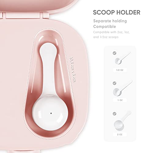 image for Termichy Milk-Powder Formula Dispenser Container: 14OZ Baby Formula St