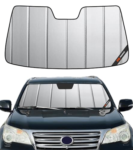 Pigenius Windshield Sunshade for Lexus GX460 2010-2023 Front Window Shade- Safeguard