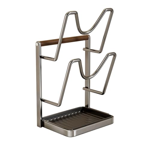 Soporte para tapa de olla con diseño extraíble para un almacenamiento óptimo en despensa 2