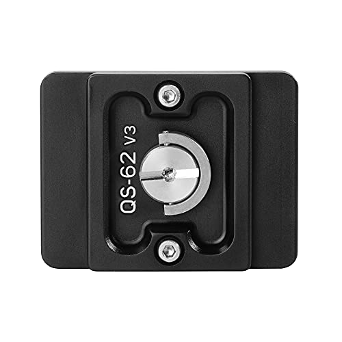 Zapata rápida Arca Vanguard QS-62 V3 placa de liberación rótulas de 2 ejes 3