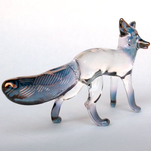 Prochaska Gallery Hand Blown Glass Fox Figurine #TOP2