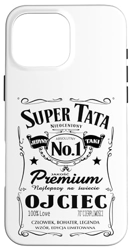 Super Tata Polska Koszulka Prezent dla Taty Polish Dad スマホケース iPhone 16 Pro Max 用