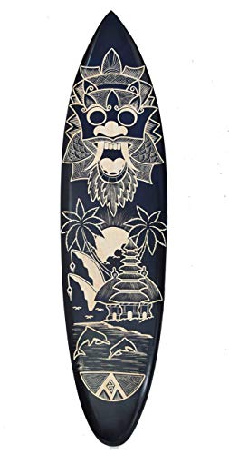 DECLINA Tavola Da Surf Decorativa | Stampa Su Alluminio | California Beach Style | 100x30 Cm | Kit Fissaggio Incluso - Foto 9