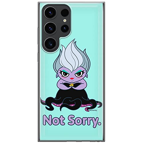 ERT GROUP Mobile Phone Case for Samsung S23 Ultra Original and Officially Licensed Disney Pattern Ursula 004 Perfectly Adapted to The Shape of The Mobile Phone Case Made of TPU