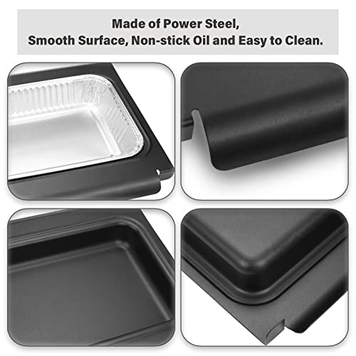 Grease Catcher With 10 Pack Aluminum Grease Cup Liners For Weber Spirit/Spirit Ii 200/300 Genesis And Genesis Ii Lx200/300 Series Grill, Replacement Part Drip Pan For Weber Traveler 67047 83156 6415 #TOP1