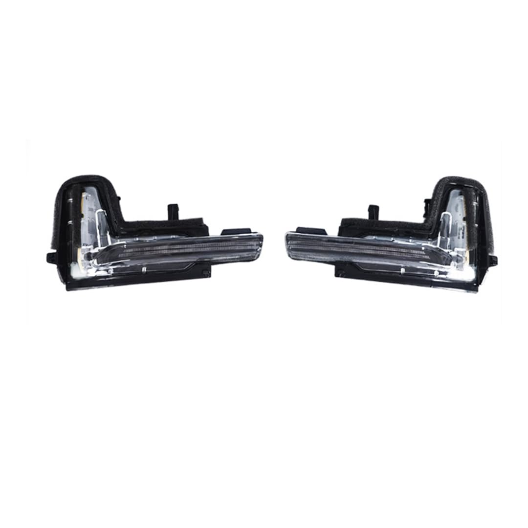 Rufutle Side Marker Lights for Volvo XC60 2018-2022/XC90 2015-2022, Rearview Side Mirror Turn Signal Light Outer Wing Mirrors Lamp Shell