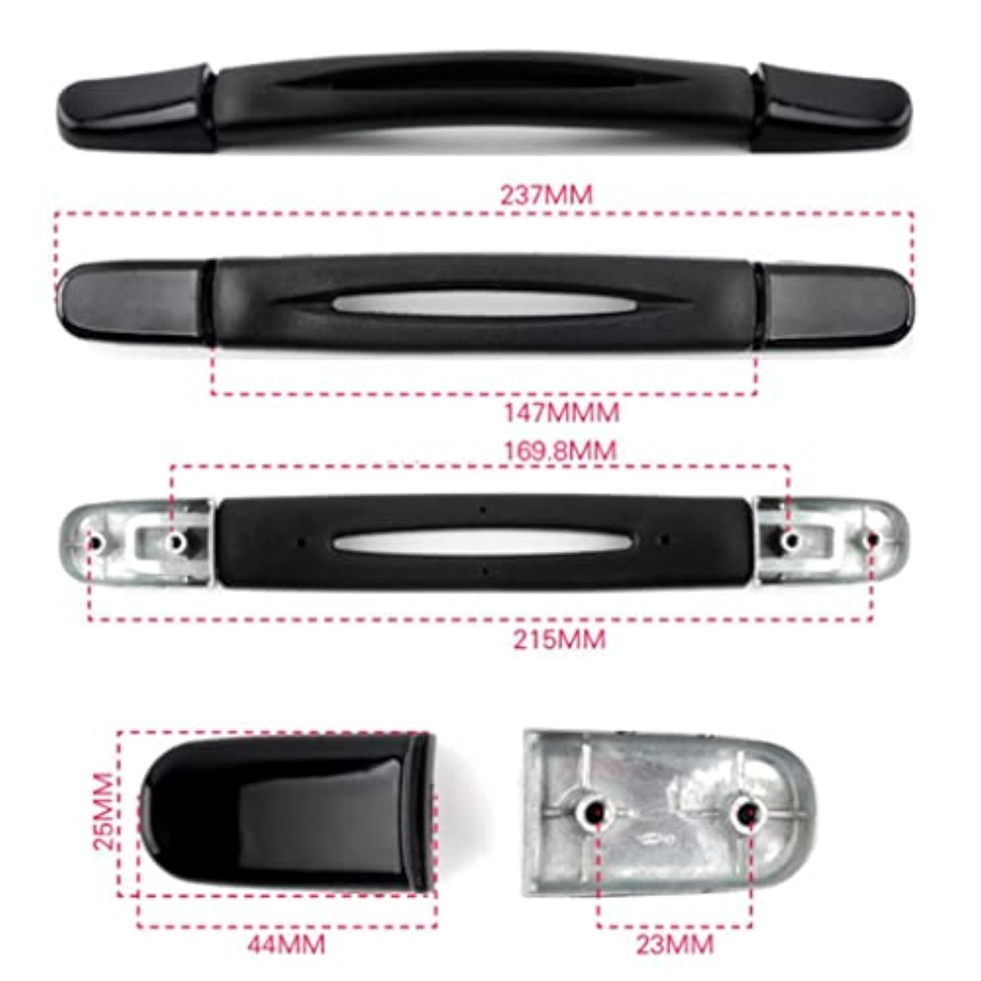 BNF®2xSuitcase Luggage Handle Grip Replacement