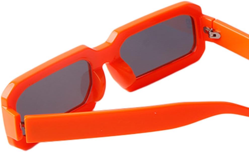 Small Rectangular Frame Personality Sun Glasses Vintage Female Travel Luxury Glasses Men Shades UV400 Clear Eyewear
