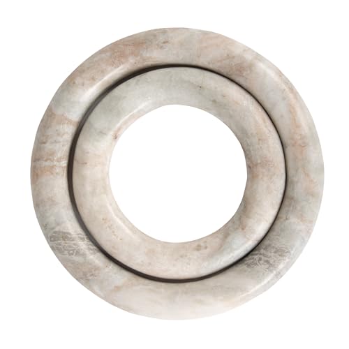 Creative Co-Op Brown Marble Trivets, Set of 2 by Creative Co-Op - Image 3