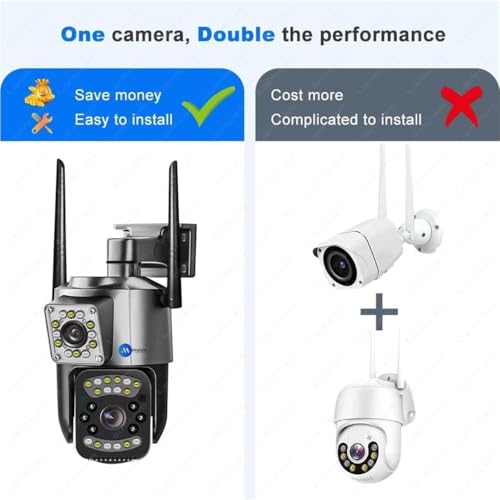 Image of Maizic Smarthome Supercam 4G /5G SIM Outdoor CCTV Camera with Free Sim + 1 Month Data Plan | 5+5MP Dual LensScreen | IP66 Weatherproof | Motion Detection | 2-Way Talk | Supports SD Card Up to 256GB