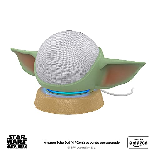 Soporte Made for Amazon para Amazon Echo Dot (4.ª generación) inspirado en Star Wars The Mandalorian Baby Grogu™