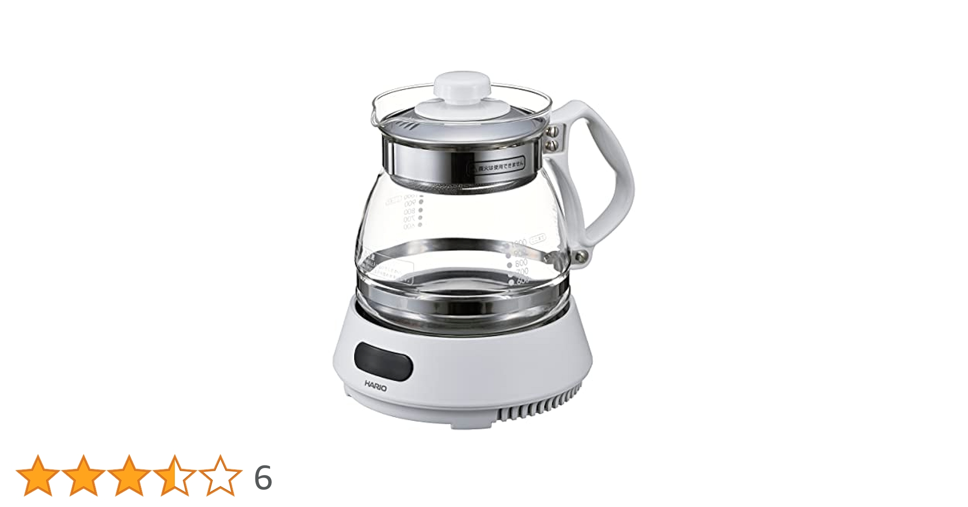 Amazon | HARIO ハリオグラス マイコン煎じ器 N ホワイト 煎じ器
