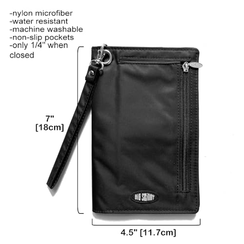 Image of Big Skinny Women's Plus Size myPhone Bi-Fold Slim Wallet, Holds Up to 20 Cards