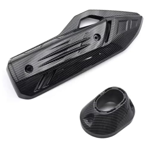 Cache d'échappement PCX160 en carbone : look sport premium