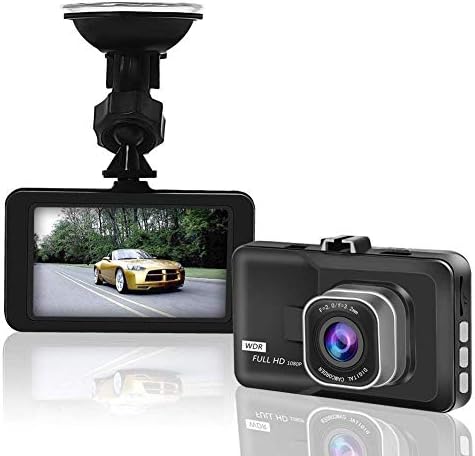 WINWONBRA HD Car Dash Camera High Definition 1080P Video Camera Recorder |140 Degree Wide-Angle Car DVR View Road Traffic Cam (BLACK)