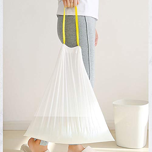 4 Gallon Trash Bags Moregosu Small Garbage Bags Drawstring Thicken Material Bags Bin Liners For Office, Home, Bathroom, Kitchen, 80 Count… #TOP5