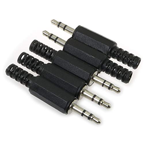 Conector estéreo macho 3.5mm 5 piezas de E-outstanding miniatura 2