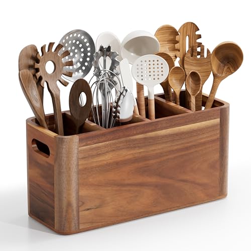 ZUJJAFY Utensil Holder, Extra Large Kitchen Utensil Holder...