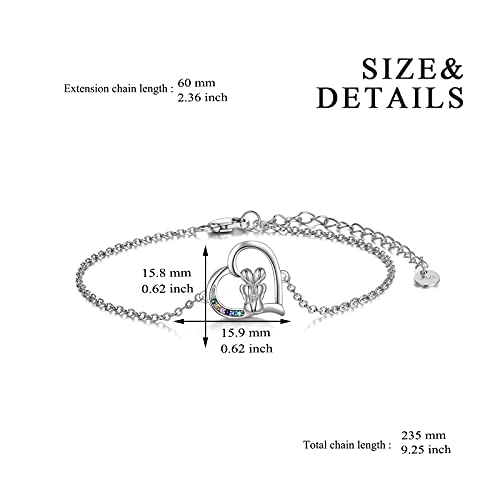 Image of YFN Sterling Silver Tree of Life Bracelet - Sister Bracelet Jewelry, Birthday Gift for Sisters