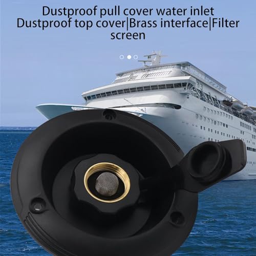 De de agua para RV dulce con válvula de retención para caravanas 6