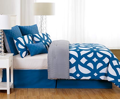 Edredón Duck Uxbridge índigo-gris ideal para crear un dormitorio moderno y relajante 4